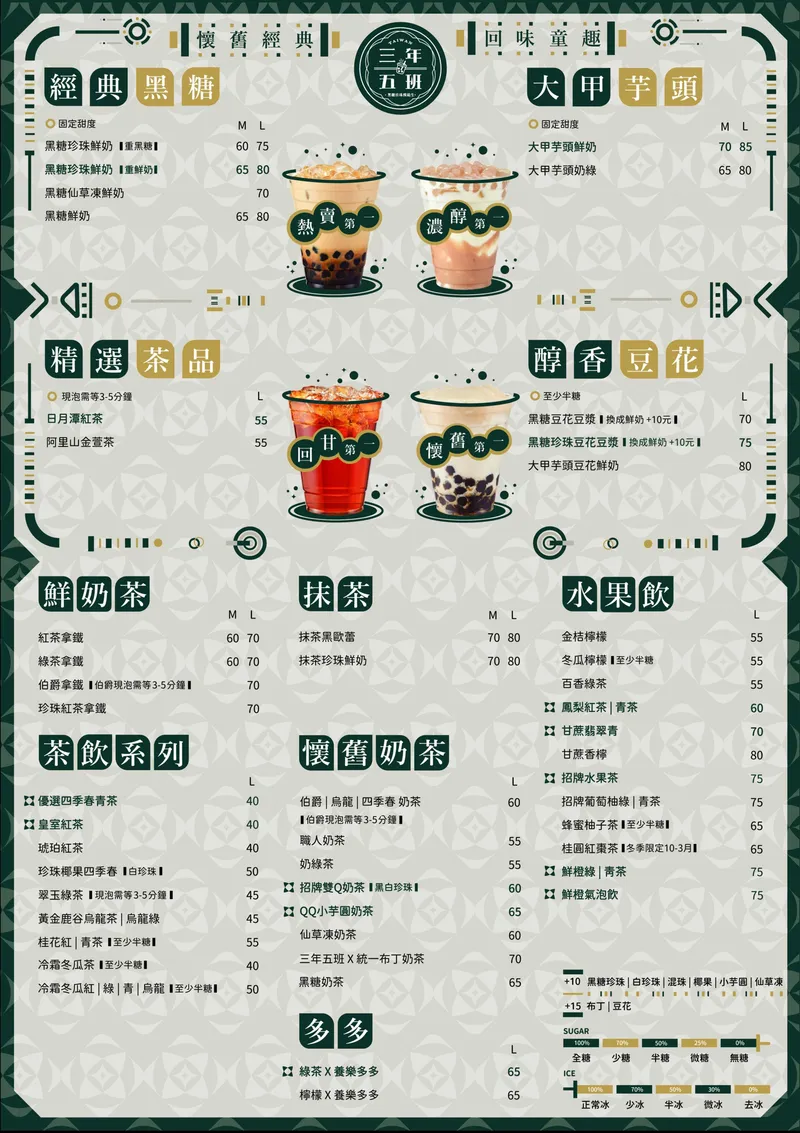 三年五班 菜單