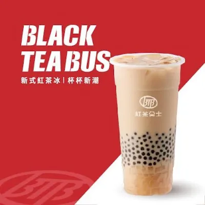 紅茶巴士 Black Tea Bus - 台中嶺東站/飲料店/珍珠奶茶 店面照